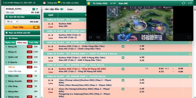 Các dạng cược E-sports thường gặp Các dạng cược E-sports thường gặp