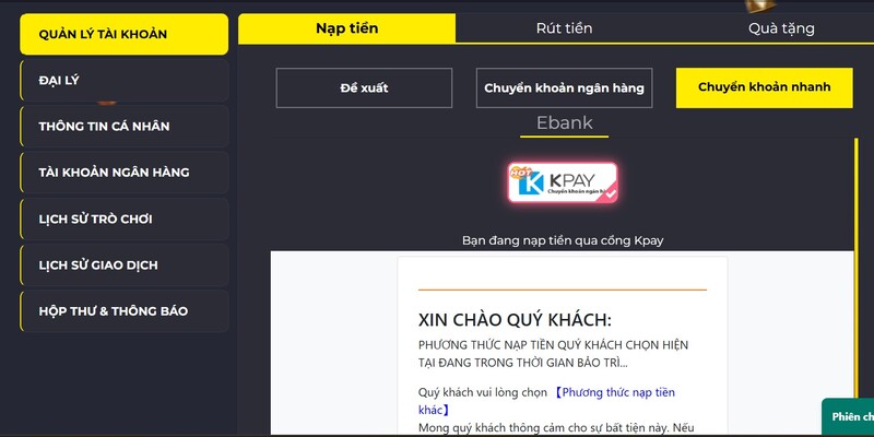Kênh giao dịch thông dụng Kênh giao dịch thông dụng